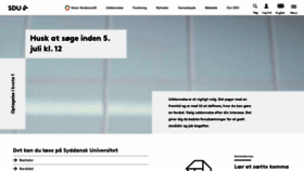 What Sdu.dk website looked like in 2023 (This year)