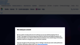 What Swisscom.com website looked like in 2023 (This year)