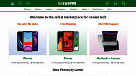 What Swappa.com website looked like in 2023 (This year)