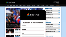 What Spotrac.com website looked like in 2023 (This year)