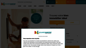 What Squarehabitat.fr website looked like in 2023 (2 years ago)