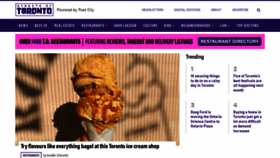 What Streetsoftoronto.com website looked like in 2023 (1 year ago)