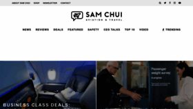 What Samchui.com website looked like in 2023 (This year)