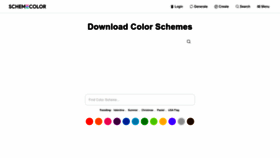 What Schemecolor.com website looked like in 2023 (This year)
