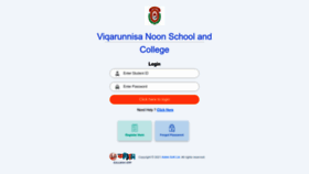 What Student.vnsc.edu.bd website looked like in 2023 (This year)
