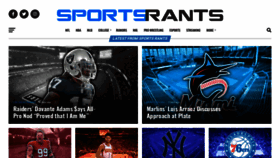 What Sportsrants.com website looked like in 2023 (This year)