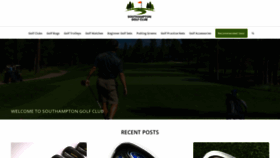 What Southamptongolfclub.com website looked like in 2023 (This year)