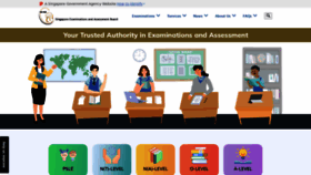 What Seab.gov.sg website looked like in 2023 (This year)