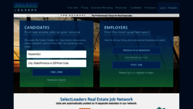 What Selectleaders.com website looked like in 2023 (This year)