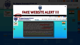 What Shipindia.com website looked like in 2023 (2 years ago)