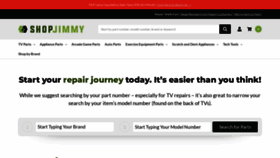 What Shopjimmy.com website looked like in 2023 (This year)