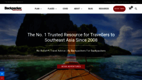 What Southeastasiabackpacker.com website looked like in 2023 (This year)