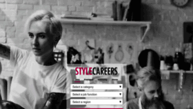 What Stylecareers.com website looked like in 2023 (This year)