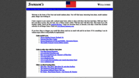 What Svensons.com website looked like in 2023 (This year)
