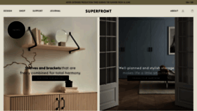 What Superfront.com website looked like in 2023 (2 years ago)