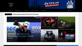 What Sports247.my website looked like in 2023 (This year)