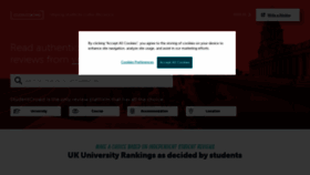 What Studentcrowd.com website looked like in 2023 (This year)