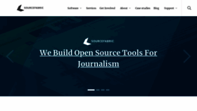 What Sourcefabric.org website looked like in 2023 (This year)