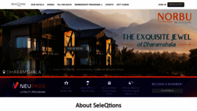 What Seleqtionshotels.com website looked like in 2023 (This year)