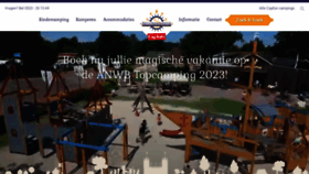 What Sprookjescamping.nl website looked like in 2023 (This year)