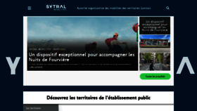 What Sytral.fr website looked like in 2023 (This year)