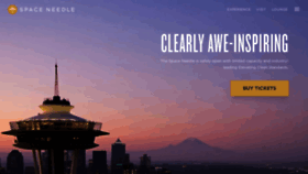 What Spaceneedle.com website looked like in 2023 (This year)