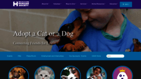 What Sahumane.org website looked like in 2023 (This year)