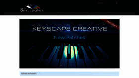 What Spectrasonics.net website looked like in 2023 (This year)