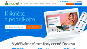 What Shoptet.cz website looked like in 2023 (This year)