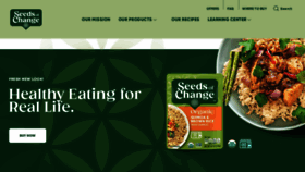 What Seedsofchange.com website looked like in 2023 (This year)