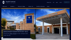 What Southcentral.edu website looked like in 2023 (This year)
