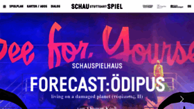 What Schauspiel-stuttgart.de website looked like in 2023 (This year)