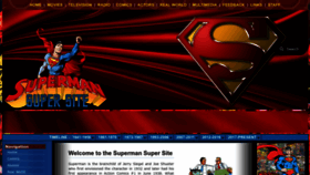 What Supermansupersite.com website looked like in 2023 (This year)