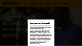 What Schramberg.de website looked like in 2023 (This year)