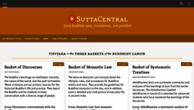 What Suttacentral.net website looked like in 2023 (This year)