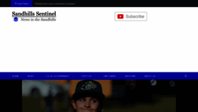 What Sandhillssentinel.com website looked like in 2023 (This year)