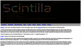 What Scintilla.org website looked like in 2023 (This year)