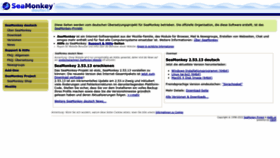What Seamonkey.at website looked like in 2023 (This year)