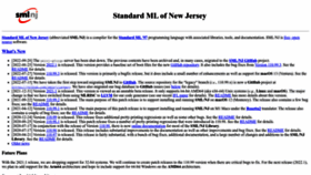 What Smlnj.org website looked like in 2023 (This year)