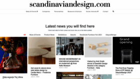 What Scandinaviandesign.com website looked like in 2023 (This year)