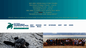 What Seaturtlehospital.org website looked like in 2023 (This year)