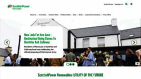What Scottishpowerrenewables.com website looked like in 2023 (This year)