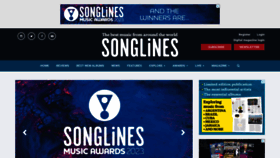 What Songlines.co.uk website looked like in 2023 (This year)