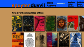 What Spuytenduyvil.net website looked like in 2023 (This year)