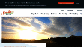 What Santamariavalley.com website looked like in 2023 (This year)