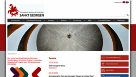 What Sankt-georgen.de website looked like in 2023 (This year)
