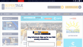 What Supertalk.fm website looked like in 2023 (This year)