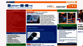 What Systemonline.cz website looked like in 2023 (This year)