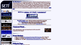 What Setileague.org website looked like in 2023 (This year)