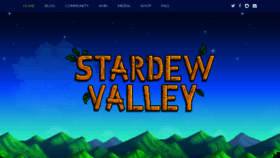 What Stardewvalley.net website looked like in 2023 (This year)